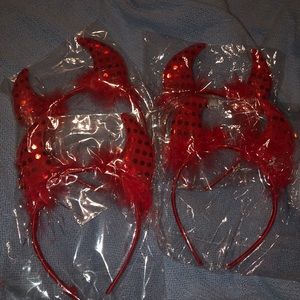 Devil horns sequined headbandz :::::: BUY TH1S N0W